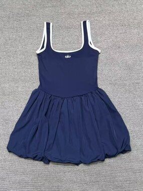 Alo Yoga Navy Blue Tennis Dress